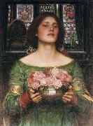 John William Waterhouse Gather Ye Rosebuds While Ye May... oil painting picture wholesale